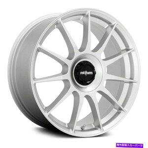 �z�C�[���@4�{�Z�b�g ��]�^DTM�z�C�[��19x8.5�i45�A5x112�A66.56�j4�̃V���o�[�����Z�b�g Rotiform DTM Wheels 19x8.5 (45, 5x112, 66.56) Silver Rims Set of 4