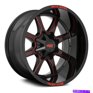 ホイール 4本セット Moto Metal Mo970ホイール20x10(-18、5x139.7、78.1)4のブラックリムセット Moto Metal MO970 Wheels 20x10 (-18, 5x139.7, 78.1) Black Rims Set of 4