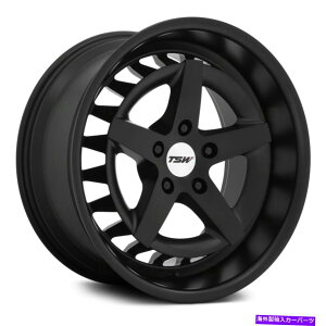ホイール 4本セット TSWデグナーホイール20x9(40、5x112、66.56)4のブラックリムセット TSW DEGNER Wheels 20x9 (40, 5x112, 66.56) Black Rims Set of 4