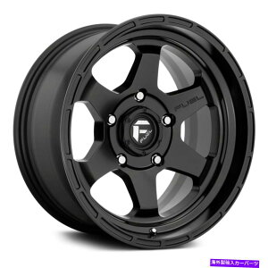 zC[@4{Zbg Fuel D664 Shok 1PCzC[18x9i-12A5x127A78.1j4̃ubNZbg Fuel D664 SHOK 1PC Wheels 18x9 (-12, 5x127, 78.1) Black Rims Set of 4