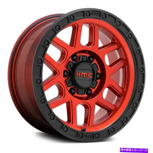 zC[@4{Zbg KMC KM544TzC[17x9i18A6x139.7A106.1j4̐ԂZbg KMC KM544 MESA Wheels 17x9 (18, 6x139.7, 106.1) Red Rims Set of 4