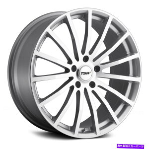 zC[@4{Zbg TSW Mallory 5zC[19x9.5i53A5x112A72.1j4̃Vo[Zbg TSW MALLORY 5 Wheels 19x9.5 (53, 5x112, 72.1) Silver Rims Set of 4