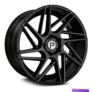 �z�C�[���@4�{�Z�b�g �s�i�N��P104�X�E�F�[�u�z�C�[��20x10�i40�A5x114.3�A73.1�j4�̃u���b�N�����Z�b�g Pinnacle P104 SWERVE Wheels 20x10 (40, 5x114.3, 73.1) Black Rims Set of 4�y���s�A���i�z