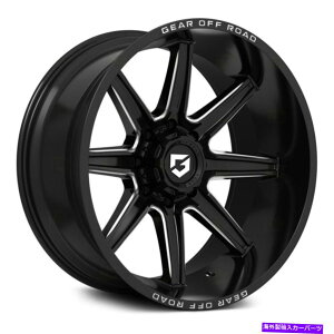zC[@4{Zbg MAAC765bmzC[20x10i-19A5x127A87.1j4̃ubNZbg Gear Alloy 765BM Wheels 20x10 (-19, 5x127, 87.1) Black Rims Set of 4
