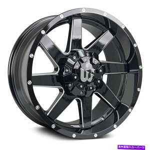 �z�C�[���@4�{�Z�b�g �E�G�X�^���n���^�[�z�C�[��20x10�i-12�A6x139.7�A110�j4�̃u���b�N�����Z�b�g Western HUNTER Wheels 20x10 (-12, 6x139.7, 110) Black Rims Set of 4�y���s�A���i�z
