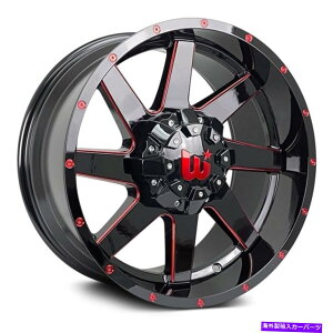 �z�C�[���@4�{�Z�b�g �E�G�X�^���n���^�[�z�C�[��20x10�i-12�A6x139.7�A110�j4�̃u���b�N�����Z�b�g Western HUNTER Wheels 20x10 (-12, 6x139.7, 110) Black Rims Set of 4�y���s�A���i�z