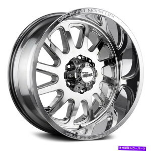 zC[@4{Zbg It[hX^[M17zC[20x10i-19A8x165.1A125.2j4̃NZbg Off-Road Monster M17 Wheels 20x10 (-19, 8x165.1, 125.2) Chrome Rims Set of 4