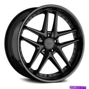 ホイール 4本セット TSW Premioホイール19x9.5(20、5x120.65、76.1)4のブラックリムセット TSW PREMIO Wheels 19x9.5 (20, 5x120.65, 76.1) Black Rims Set of 4