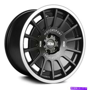 �z�C�[���@4�{�Z�b�g 3SDM 0.66�z�C�[��18x9.5�i40�A5x112�A73.1�j4�̃u���b�N�����Z�b�g 3SDM 0.66 Wheels 18x9.5 (40, 5x112, 73.1) Black Rims Set of 4