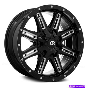 �z�C�[���@4�{�Z�b�g RTX Ravine Wheels20x9�i0�A6x139.7�A106.1�j4�̃u���b�N�����Z�b�g RTX RAVINE Wheels 20x9 (0, 6x139.7, 106.1) Black Rims Set of 4