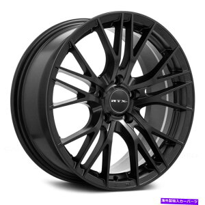 �z�C�[���@4�{�Z�b�g rtx���_�z�C�[��20x8.5�i38�A5x114.3�A73.1�j4�̃u���b�N�����Z�b�g RTX VERTEX Wheels 20x8.5 (38, 5x114.3, 73.1) Black Rims Set of 4
