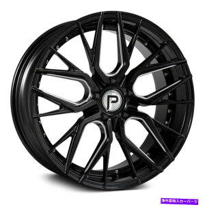 �z�C�[���@4�{�Z�b�g �s�i�N��P312�[�j�X�z�C�[��20x8.5�i35�A5x120.65�A72.56�j4�̃u���b�N�����Z�b�g Pinnacle P312 ZENITH Wheels 20x8.5 (35, 5x120.65, 72.56) Black Rims Set of 4�y���s�A���i�z