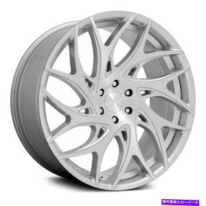 �z�C�[���@4�{�Z�b�g �_�uS261 G.O.A.T.�z�C�[��20x9�i35�A5x114.3�A72.56�j4�̃V���o�[�����Z�b�g Dub S261 G.O.A.T. Wheels 20x9 (35, 5x114.3, 72.56) Silver Rims Set of 4�y���s�A���i�z