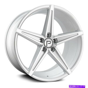 �z�C�[���@4�{�Z�b�g Pinnacle P202 Supreme Wheels20x8.5�i35�A5x114.3�A73.1�j4�̃V���o�[�����Z�b�g Pinnacle P202 SUPREME Wheels 20x8.5 (35, 5x114.3, 73.1) Silver Rims Set of 4�y���s�A���i�z
