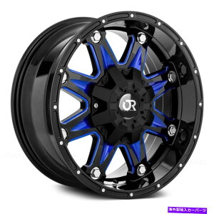 �z�C�[���@4�{�Z�b�g RTX�X�p�C���z�C�[��18x9�i10�A6x139.7�A87�j4�̃u���b�N�����Z�b�g RTX SPINE Wheels 18x9 (10, 6x139.7, 87) Black Rims Set of 4