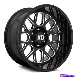 zC[@4{Zbg XDV[YXD849Ol[h2zC[20x10i12A5x127A71.5j4̃ubNZbg XD Series XD849 GRENADE 2 Wheels 20x10 (12, 5x127, 71.5) Black Rims Set of 4