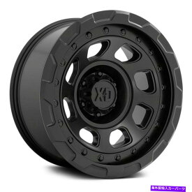 ホイール　4本セット XDシリーズXD861ストームホイール20x10（-18、6x139.7、106.1）4のブラックリムセット XD Series XD861 STORM Wheels 20x10 (-18, 6x139.7, 106.1) Black Rims Set of 4