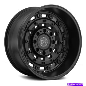 �z�C�[���@4�{�Z�b�g �u���b�N�T�C�A�[�Z�i���z�C�[��20x9.5�i-18�A6x139.7�A106.1�j4�̃u���b�N�����Z�b�g Black Rhino ARSENAL Wheels 20x9.5 (-18, 6x139.7, 106.1) Black Rims Set of 4�y���s�A���i�z