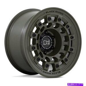 zC[@4{Zbg Black Rhino Fuji Wheels 17x9i-12A6x139.7A106.1j4̗΂̃Zbg Black Rhino FUJI Wheels 17x9 (-12, 6x139.7, 106.1) Green Rims Set of 4