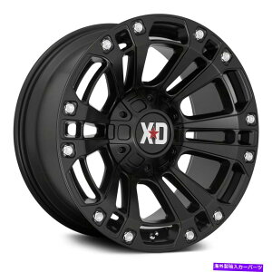 zC[@4{Zbg XDV[YXD851X^[3zC[20x10i-18A8x180A124.2j4̃ubNZbg XD Series XD851 MONSTER 3 Wheels 20x10 (-18, 8x180, 124.2) Black Rims Set of 4