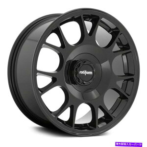 �z�C�[���@4�{�Z�b�g ROTIFOLIM TUF-R�z�C�[��19x9.5�i38�A5x112�A72.56�j4�̃u���b�N�����Z�b�g Rotiform TUF-R Wheels 19x9.5 (38, 5x112, 72.56) Black Rims Set of 4�y���s�A���i�z