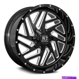 zC[@4{Zbg K2It[hK19p[WzC[22x10i-18A8x165.1A125.2j4̃ubNZbg K2 Offroad K19 RAMPAGE Wheels 22x10 (-18, 8x165.1, 125.2) Black Rims Set of 4