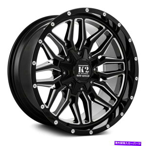 zC[@4{Zbg K2It[hK16CWzC[20x10i-18A8x170A125.2j4̃ubNZbg K2 Offroad K16 RAGE Wheels 20x10 (-18, 8x170, 125.2) Black Rims Set of 4