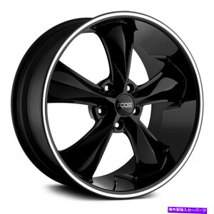 �z�C�[���@4�{�Z�b�g Foose F104 Legend Wheels20x8.5�i32�A5x114.3�A70.7�j4�̃u���b�N�����Z�b�g Foose F104 LEGEND Wheels 20x8.5 (32, 5x114.3, 70.7) Black Rims Set of 4�y���s�A���i�z