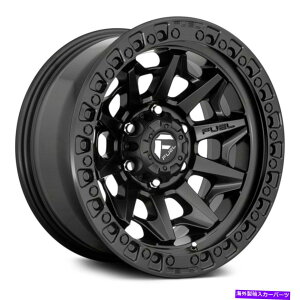 zC[@4{Zbg RD694Jo[1PCzC[17x9i-12A5x127A71.5j4̃ubNZbg Fuel D694 COVERT 1PC Wheels 17x9 (-12, 5x127, 71.5) Black Rims Set of 4