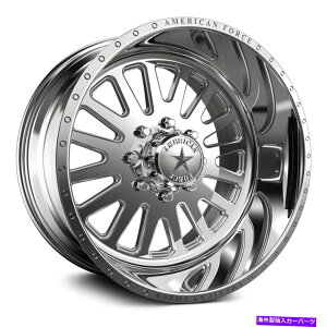�z�C�[���@4�{�Z�b�g American Force F20 Atom SS�z�C�[��20x12�i-40�A6x139.7�j4�̖����ꂽ�����Z�b�g American Force F20 Atom SS Wheels 20x12 (-40, 6x139.7) Polished Rims Set of 4�y���s�A���i�z