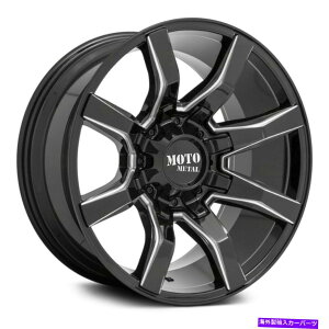 �z�C�[���@4�{�Z�b�g Moto Metal Mo804 Spider Wheels 22x12�i-44�A5x139.7�A78.1�j4�̃u���b�N�����Z�b�g Moto Metal MO804 SPIDER Wheels 22x12 (-44, 5x139.7, 78.1) Black Rims Set of 4�y���s�A���i�z
