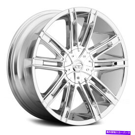 ホイール　4本セット VCT V28ホイール22x9.5（30、6x139.7、87.1）4のクロムリムセット VCT V28 Wheels 22x9.5 (30, 6x139.7, 87.1) Chrome Rims Set of 4