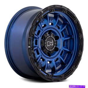 �z�C�[���@4�{�Z�b�g �u���b�N�T�C���M�I���z�C�[��20x10�i-18�A6x135�A87.1�j4�̐������Z�b�g Black Rhino LEGION Wheels 20x10 (-18, 6x135, 87.1) Blue Rims Set of 4