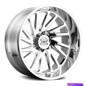 �z�C�[���@4�{�Z�b�g Tuff T2A�z�C�[��22x12�i-45�A8x170�A125.1�j4��Chrome Rims�Z�b�g TUFF T2A Wheels 22x12 (-45, 8x170, 125.1) Chrome Rims Set of 4�y���s�A���i�z