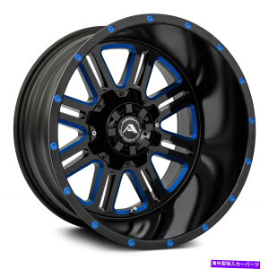 ホイール 4本セット American Off-Road A106ホイール20x12(-44、5x139.7、110.3)4のブラックリムセット American Off-Road A106 Wheels 20x12 (-44, 5x139.7, 110.3) Black Rims Set of 4