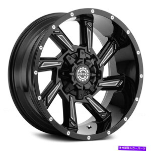 �z�C�[���@4�{�Z�b�g Scorpion SC25�z�C�[��22x14�i-76�A6x139.7�A106.1�j4�̃u���b�N�����Z�b�g Scorpion SC25 Wheels 22x14 (-76, 6x139.7, 106.1) Black Rims Set of 4�y���s�A���i�z
