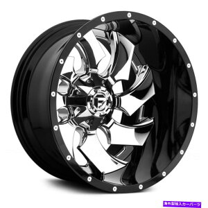 �z�C�[���@4�{�Z�b�g �R��D240�N���[�o�[2PC�L���X�g�Z���^�[�z�C�[��20x9�i20�A5x139.7�j4�̃u���b�N�����Z�b�g Fuel D240 CLEAVER 2PC CAST CENTER Wheels 20x9 (20, 5x139.7) Black Rims Set of 4�y���s�A���i�z
