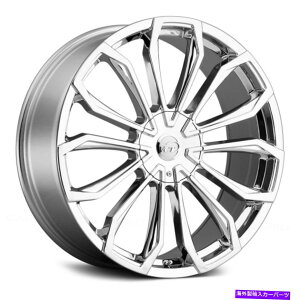 �z�C�[���@4�{�Z�b�g VCT V78�z�C�[��22x9�i15�A5x120.65�A73.1�j4�̃N���������Z�b�g VCT V78 Wheels 22x9 (15, 5x120.65, 73.1) Chrome Rims Set of 4�y���s�A���i�z