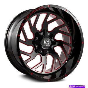 �z�C�[���@4�{�Z�b�g K2�I�t���[�hK12�V���b�N�E�F�[�u�z�C�[��22x12�i-44�A6x139.7�A108�j4�̃u���b�N�����Z�b�g K2 Offroad K12 SHOCK WAVE Wheels 22x12 (-44, 6x139.7, 108) Black Rims Set of 4