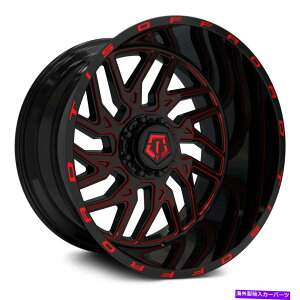 ホイール 4本セット 覆われたラグホイールを備えたTIS 544BMR 20x12(-44、6x139.7)4のブラックリムセット TIS 544BMR with COVERED LUGS Wheels 20x12 (-44, 6x139.7) Black Rims Set of 4