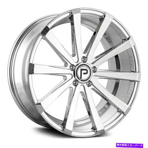 �z�C�[���@4�{�Z�b�g �s�i�N��P100���C�����e�B�z�C�[��20x8.5�i35�A5x114.3�A74.1�j4�̃N���������Z�b�g Pinnacle P100 ROYALTY Wheels 20x8.5 (35, 5x114.3, 74.1) Chrome Rims Set of 4�y���s�A���i�z