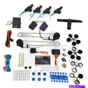 Window Regulator 12VJ[gbN2dd[^[EBhE[AbvϊLbgw/4hAbN 12V Car Truck 2 Power Electric Motor Window Roll Up Conversion Kit W/4 Door Lock