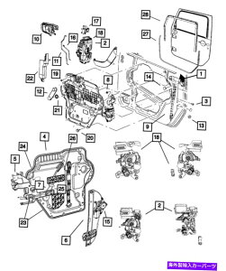 Window Regulator {MopartghAEBhEM[^68014949AAɍɂ܂ Genuine Mopar Front Door Window Regulator Left 68014949AA