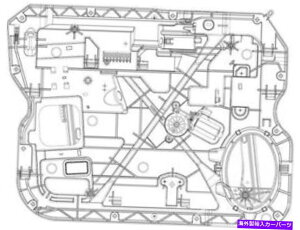 Window Regulator TYC 75RB15M�t�����g���E�B���h�E���M�����[�^�[��2009-2010 Dodge Ram 1500�ɓK�����܂� TYC 75RB15M Front Left Window Regulator Fits 2009-2010 Dodge Ram 1500�y���s�A���i�z
