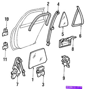 Window Regulator �{����GM�E�B���h�E���M�����[�^�[16628056 Genuine GM Window Regulator 16628056�y���s�A���i�z