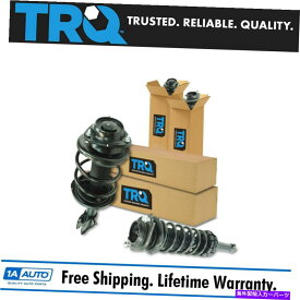 サスペンション TRQ完全なロードされたショックストラットスプリングアセンブリフロントリア4PCキット用アウトバック TRQ Complete Loaded Shock Strut Spring Assemblies Front Rear 4pc Kit for Outback