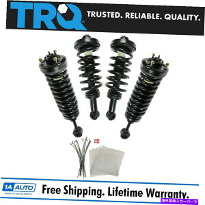 サスペンション TRQエアバッグコイルスプリングストラットサスペンション変換キット4 PC TRQ Air Bag to Coil Spring Struts Suspension Conversion Kit 4 Pc for Navigator