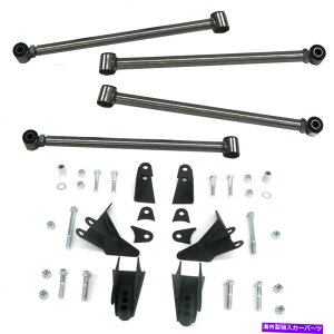 TXyV 66-75tH[huRp̎OpʃATXyV4NLbg Triangulated Rear Suspension Four 4 Link Kit for 66-75 Ford Bronco