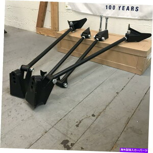 TXyV wr[f[eB[AʃfbNXfbNXn4NLbgɓK64-65tH[ht@R Heavy Duty Rear Triangulated Deluxe Weld-on 4 Link Kit Fits 64-65 Ford Falcon