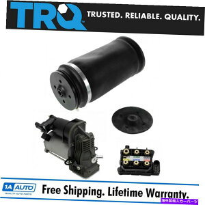 サスペンション TRQリアエアサスペンションコンプレッサーバルブバッグスプリングキット4PC for GL350 ML350 166 TRQ Rear Air Suspension Compressor Valve Bag Spring Kit 4pc for GL350 ML350 166